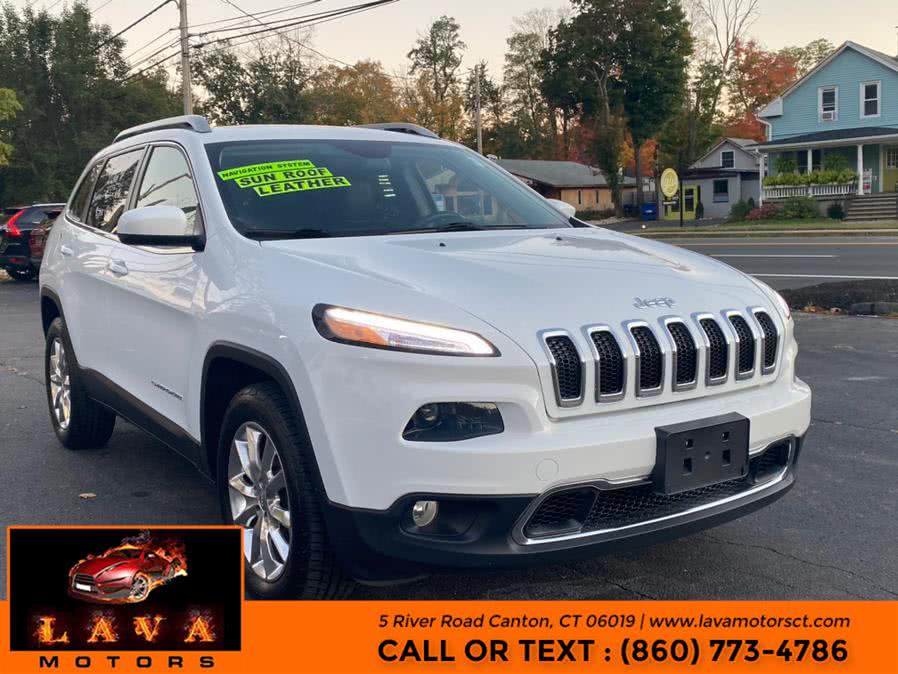 2014 Jeep Cherokee 4WD 4dr Limited, available for sale in Canton, Connecticut | Lava Motors. Canton, Connecticut