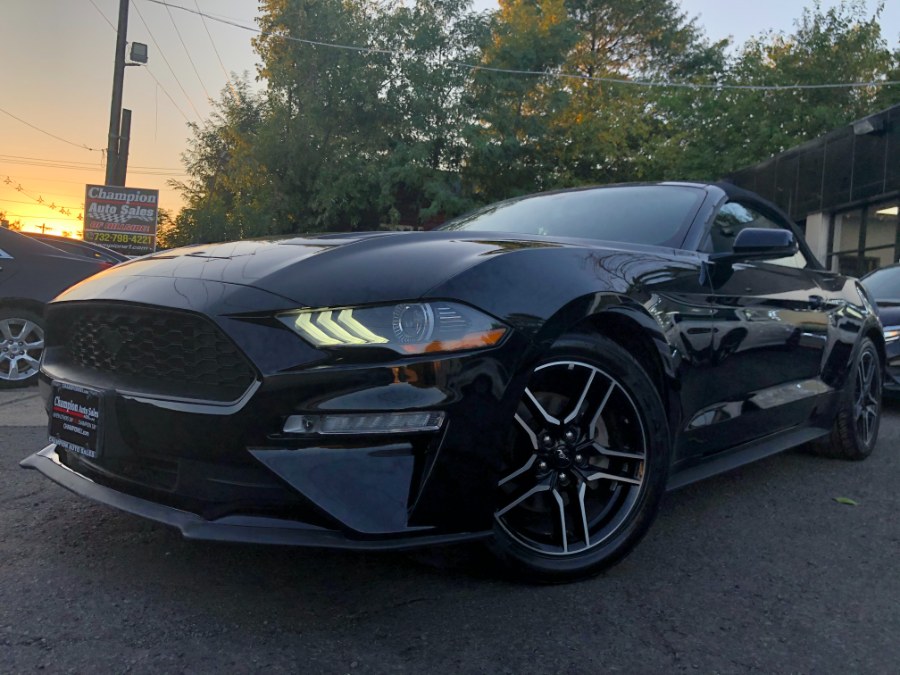 Used Ford Mustang EcoBoost Premium Convertible 2019 | Champion Auto Hillside. Hillside, New Jersey