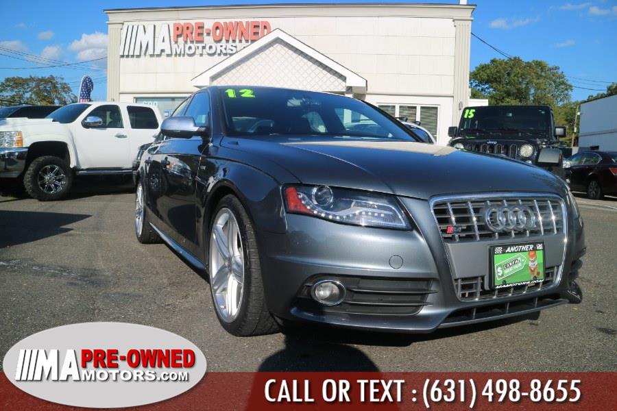 2012 Audi S4 WITH  TRANSMISSION  ISSUE 4dr Sdn S Tronic Premium Plus, available for sale in Huntington Station, NY