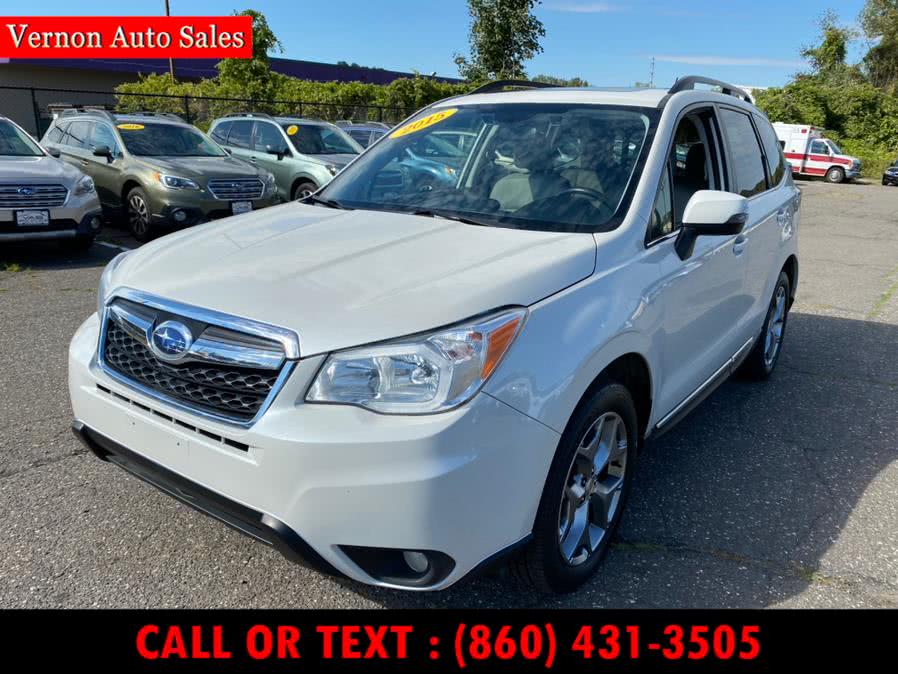2015 Subaru Forester 4dr CVT 2.5i Touring PZEV, available for sale in Manchester, Connecticut | Vernon Auto Sale & Service. Manchester, Connecticut
