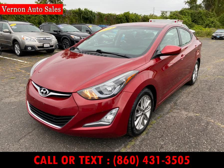 2014 Hyundai Elantra 4dr Sdn Auto SE (Alabama Plant), available for sale in Manchester, Connecticut | Vernon Auto Sale & Service. Manchester, Connecticut