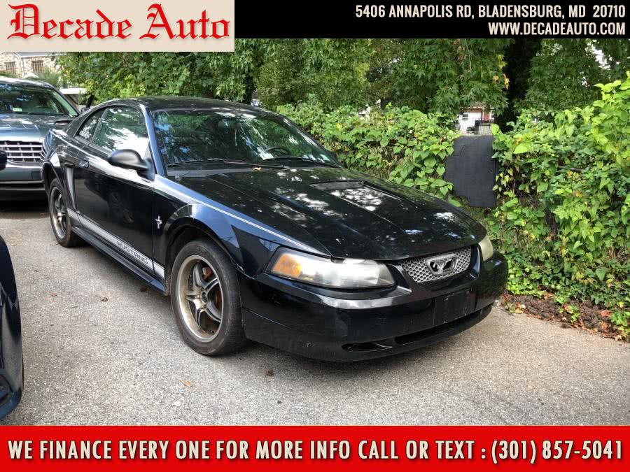 2002 Ford Mustang 2dr Cpe Standard, available for sale in Bladensburg, Maryland | Decade Auto. Bladensburg, Maryland