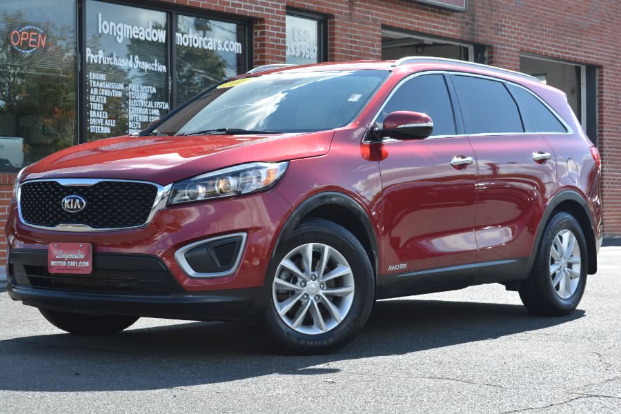 2017 Kia Sorento LX V6 AWD, available for sale in ENFIELD, Connecticut | Longmeadow Motor Cars. ENFIELD, Connecticut