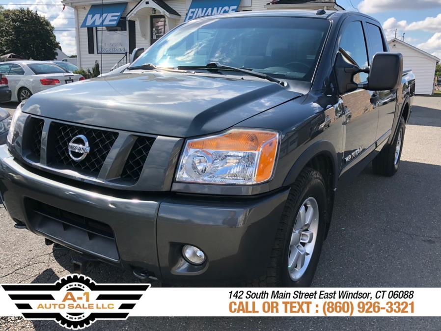 2010 Nissan Titan 4WD Crew Cab SWB PRO-4X, available for sale in East Windsor, Connecticut | A1 Auto Sale LLC. East Windsor, Connecticut