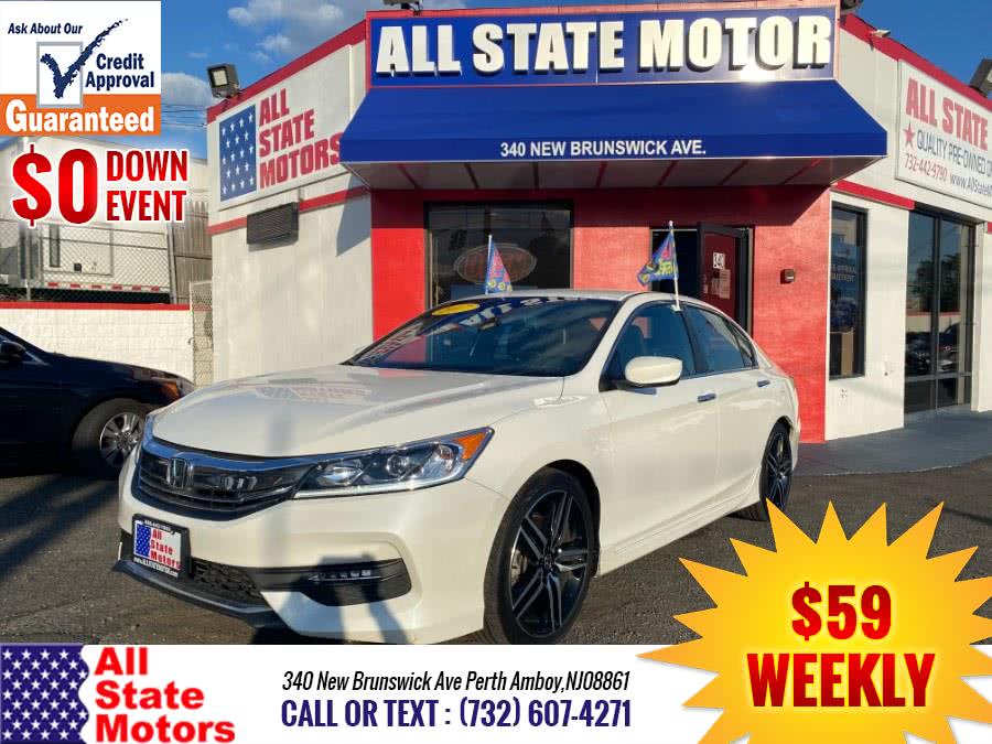 2017 Honda Accord Sedan Sport SE CVT, available for sale in Perth Amboy, New Jersey | All State Motor Inc. Perth Amboy, New Jersey