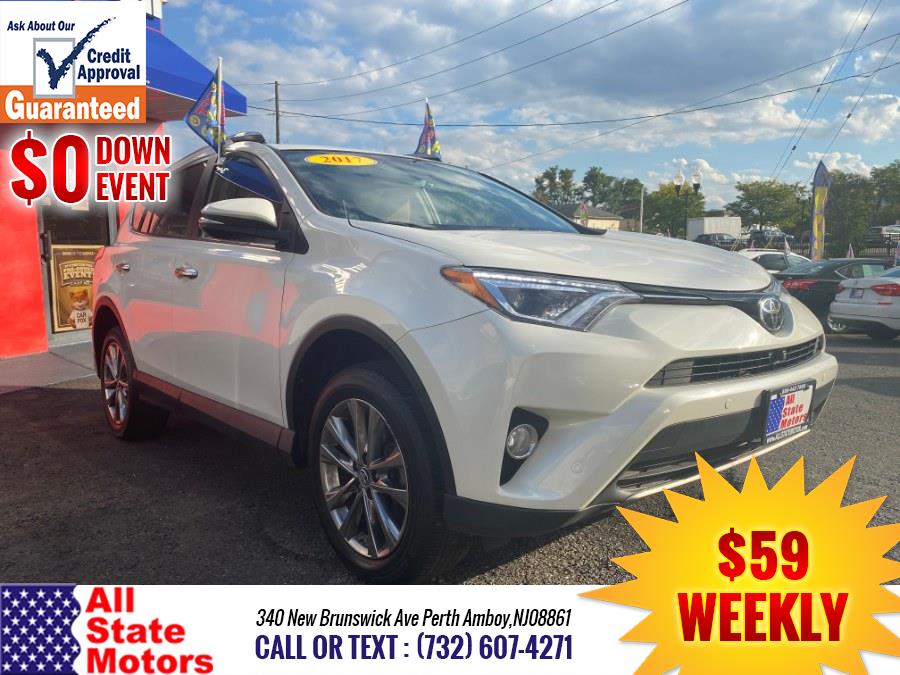 2017 Toyota RAV4 Limited AWD (Natl), available for sale in Perth Amboy, New Jersey | All State Motor Inc. Perth Amboy, New Jersey 2017 Toyota RAV4 Limited AWD (Natl), available for sale in Perth Amboy, New Jersey | All State Motor Inc. Perth Amboy, New Jersey