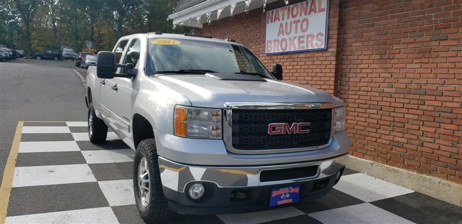 2011 GMC Sierra 2500HD 4WD Crew Cab SLE, available for sale in Waterbury, Connecticut | National Auto Brokers, Inc.. Waterbury, Connecticut