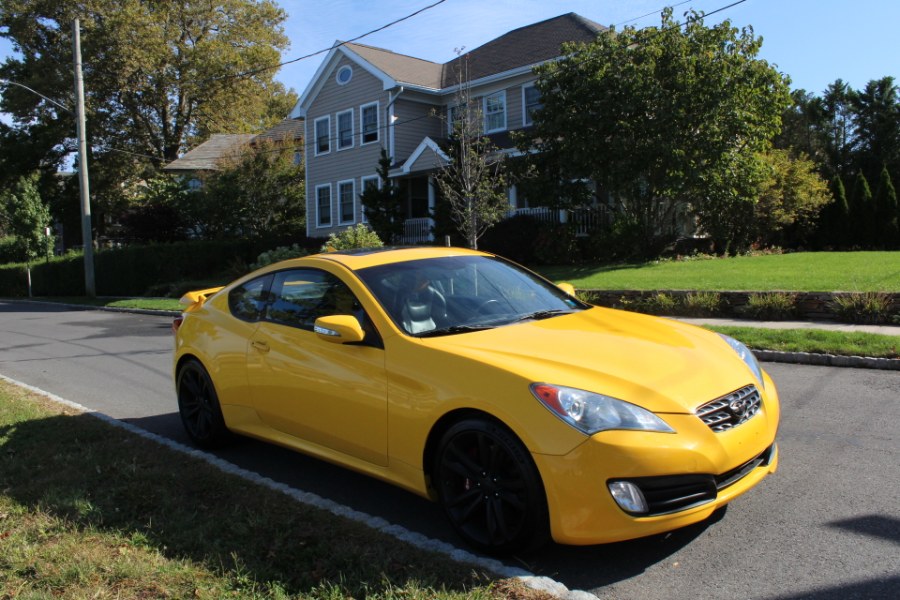 2010 Hyundai Genesis Coupe 2dr 3.8L Auto Track Yellow, available for sale in Great Neck, New York | Great Neck Car Buyers & Sellers. Great Neck, New York 2010 Hyundai Genesis Coupe 2dr 3.8L Auto Track Yellow, available for sale in Great Neck, New York | Great Neck Car Buyers & Sellers. Great Neck, New York