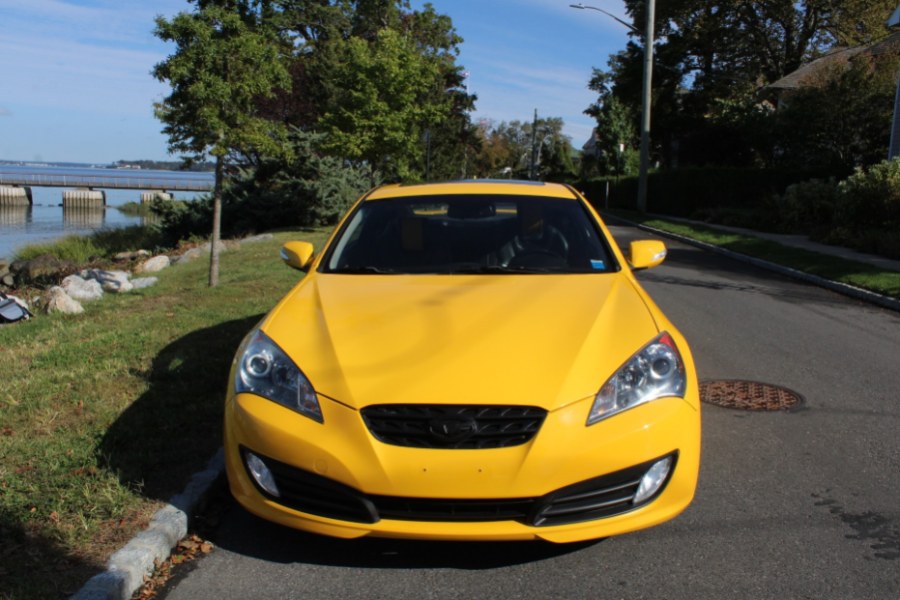 2010 Hyundai Genesis Coupe 2dr 3.8L Auto Track Yellow, available for sale in Great Neck, New York | Great Neck Car Buyers & Sellers. Great Neck, New York 2010 Hyundai Genesis Coupe 2dr 3.8L Auto Track Yellow, available for sale in Great Neck, New York | Great Neck Car Buyers & Sellers. Great Neck, New York