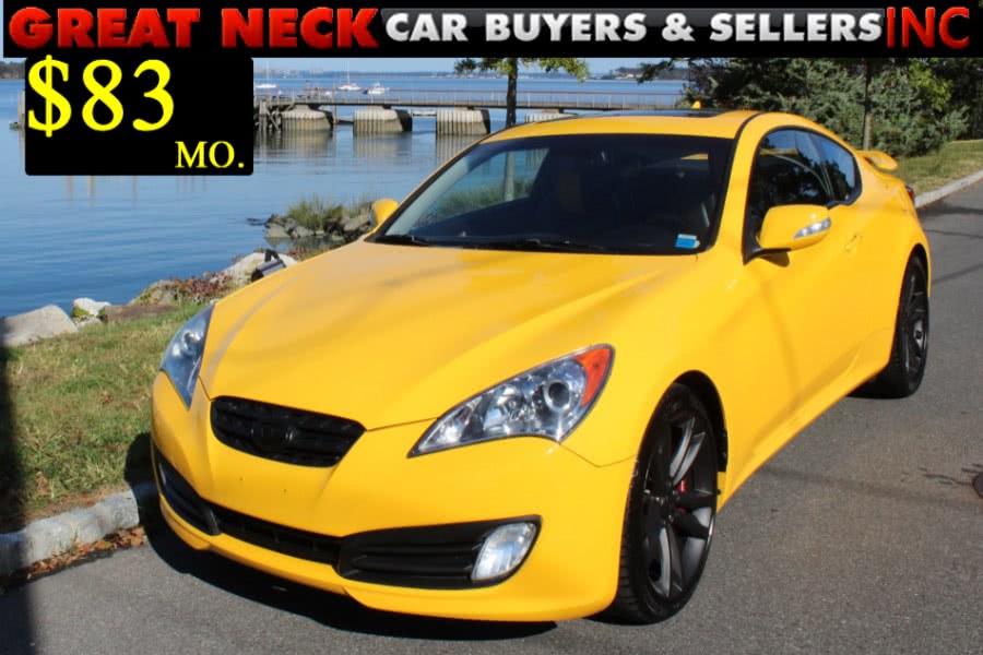 2010 Hyundai Genesis Coupe 2dr 3.8L Auto Track Yellow, available for sale in Great Neck, New York | Great Neck Car Buyers & Sellers. Great Neck, New York 2010 Hyundai Genesis Coupe 2dr 3.8L Auto Track Yellow, available for sale in Great Neck, New York | Great Neck Car Buyers & Sellers. Great Neck, New York
