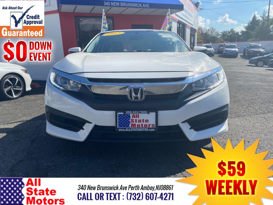 2017 Honda Civic Sedan LX CVT, available for sale in Perth Amboy, New Jersey | All State Motor Inc. Perth Amboy, New Jersey 2017 Honda Civic Sedan LX CVT, available for sale in Perth Amboy, New Jersey | All State Motor Inc. Perth Amboy, New Jersey