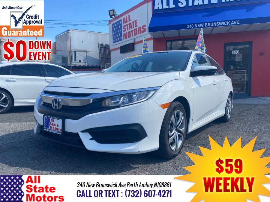 2017 Honda Civic Sedan LX CVT, available for sale in Perth Amboy, New Jersey | All State Motor Inc. Perth Amboy, New Jersey 2017 Honda Civic Sedan LX CVT, available for sale in Perth Amboy, New Jersey | All State Motor Inc. Perth Amboy, New Jersey