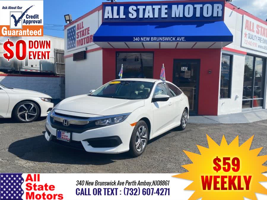 2017 Honda Civic Sedan LX CVT, available for sale in Perth Amboy, New Jersey | All State Motor Inc. Perth Amboy, New Jersey 2017 Honda Civic Sedan LX CVT, available for sale in Perth Amboy, New Jersey | All State Motor Inc. Perth Amboy, New Jersey