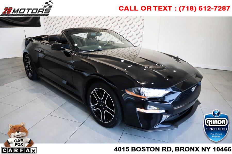 Used Ford Mustang EcoBoost Premium Convertible 2018 | 26 Motors Corp. Bronx, New York Used Ford Mustang EcoBoost Premium Convertible 2018 | 26 Motors Corp. Bronx, New York