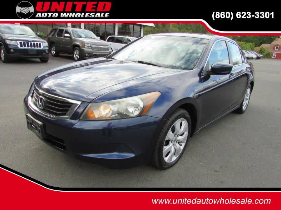 Used Honda Accord Sdn 4dr I4 Auto EX-L 2009 | United Auto Sales of E Windsor, Inc. East Windsor, Connecticut Used Honda Accord Sdn 4dr I4 Auto EX-L 2009 | United Auto Sales of E Windsor, Inc. East Windsor, Connecticut