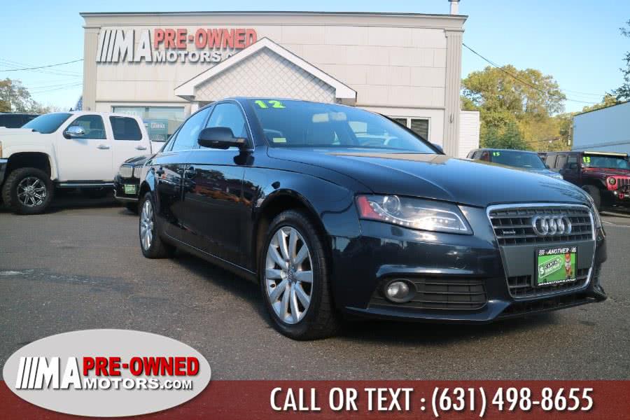 2012 Audi A4 4dr Sdn Auto quattro 2.0T Premium, available for sale in Huntington Station, New York | M & A Motors. Huntington Station, New York