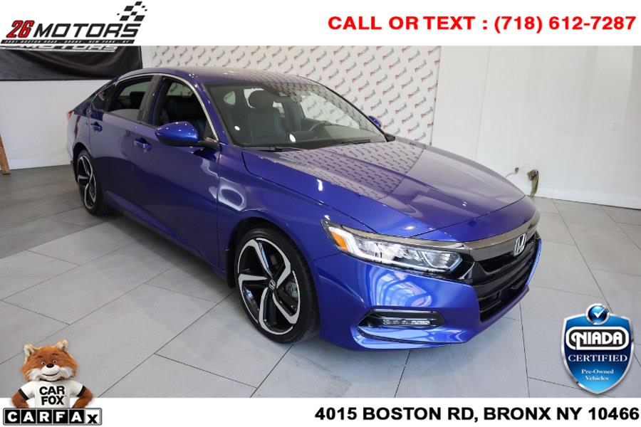 Used Honda Accord Sedan Sport 1.5T CVT 2018 | 26 Motors Corp. Bronx, New York Used Honda Accord Sedan Sport 1.5T CVT 2018 | 26 Motors Corp. Bronx, New York
