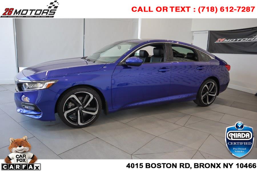 Used Honda Accord Sedan Sport 1.5T CVT 2018 | 26 Motors Corp. Bronx, New York Used Honda Accord Sedan Sport 1.5T CVT 2018 | 26 Motors Corp. Bronx, New York