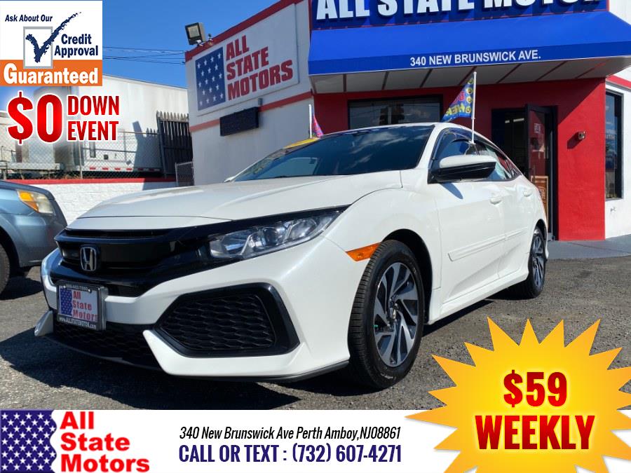 2017 Honda Civic Hatchback LX CVT, available for sale in Perth Amboy, New Jersey | All State Motor Inc. Perth Amboy, New Jersey 2017 Honda Civic Hatchback LX CVT, available for sale in Perth Amboy, New Jersey | All State Motor Inc. Perth Amboy, New Jersey