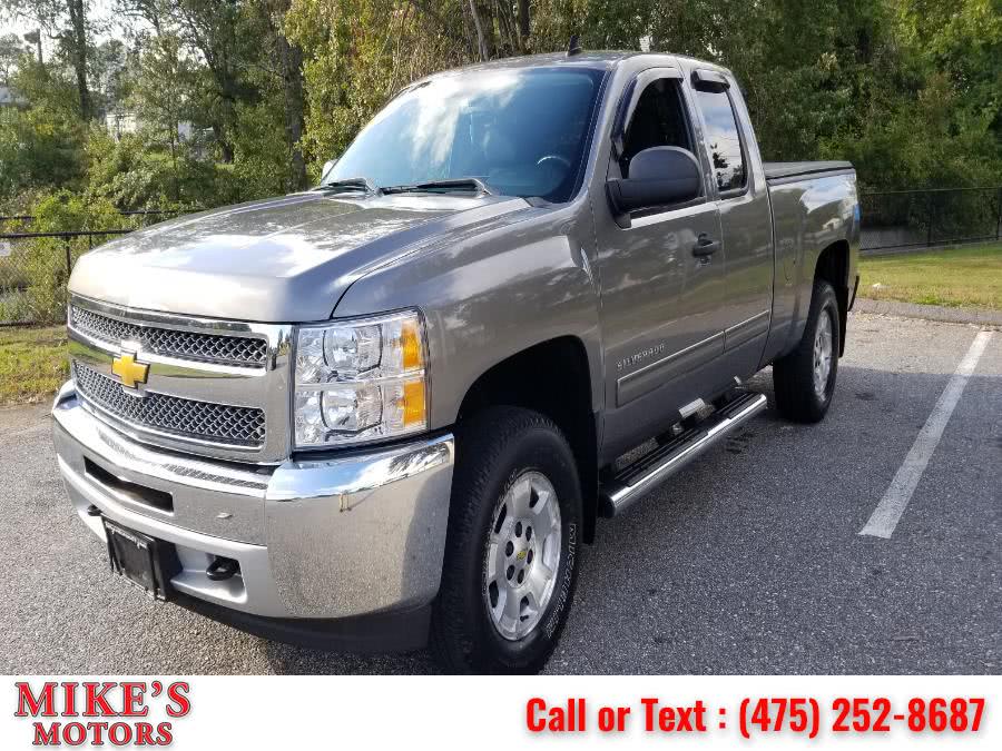 2013 Chevrolet Silverado 1500 4WD Ext Cab 143.5" LT, available for sale in Stratford, Connecticut | Mike's Motors LLC. Stratford, Connecticut