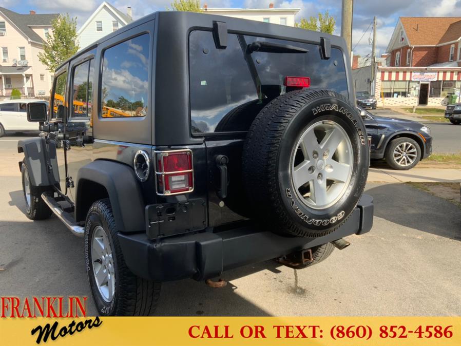 2012 Jeep Wrangler Unlimited 4WD 4dr Sport, available for sale in Hartford, Connecticut | Franklin Motors Auto Sales LLC. Hartford, Connecticut 2012 Jeep Wrangler Unlimited 4WD 4dr Sport, available for sale in Hartford, Connecticut | Franklin Motors Auto Sales LLC. Hartford, Connecticut