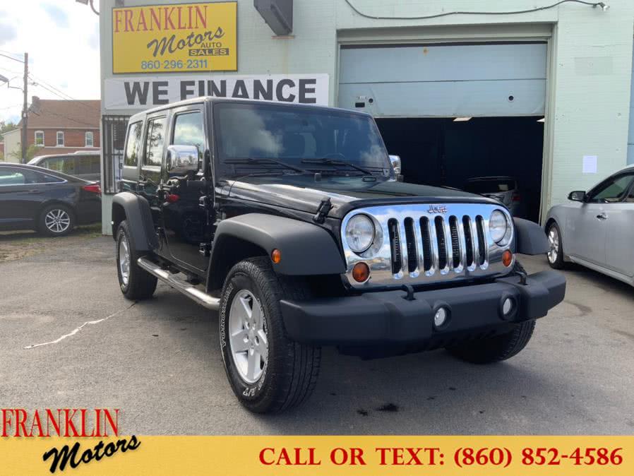 2012 Jeep Wrangler Unlimited 4WD 4dr Sport, available for sale in Hartford, Connecticut | Franklin Motors Auto Sales LLC. Hartford, Connecticut 2012 Jeep Wrangler Unlimited 4WD 4dr Sport, available for sale in Hartford, Connecticut | Franklin Motors Auto Sales LLC. Hartford, Connecticut