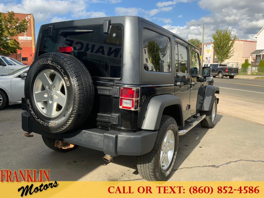2012 Jeep Wrangler Unlimited 4WD 4dr Sport, available for sale in Hartford, Connecticut | Franklin Motors Auto Sales LLC. Hartford, Connecticut 2012 Jeep Wrangler Unlimited 4WD 4dr Sport, available for sale in Hartford, Connecticut | Franklin Motors Auto Sales LLC. Hartford, Connecticut