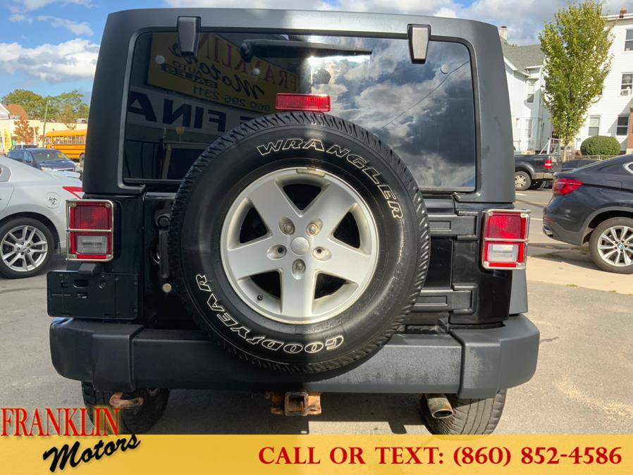 2012 Jeep Wrangler Unlimited 4WD 4dr Sport, available for sale in Hartford, Connecticut | Franklin Motors Auto Sales LLC. Hartford, Connecticut 2012 Jeep Wrangler Unlimited 4WD 4dr Sport, available for sale in Hartford, Connecticut | Franklin Motors Auto Sales LLC. Hartford, Connecticut