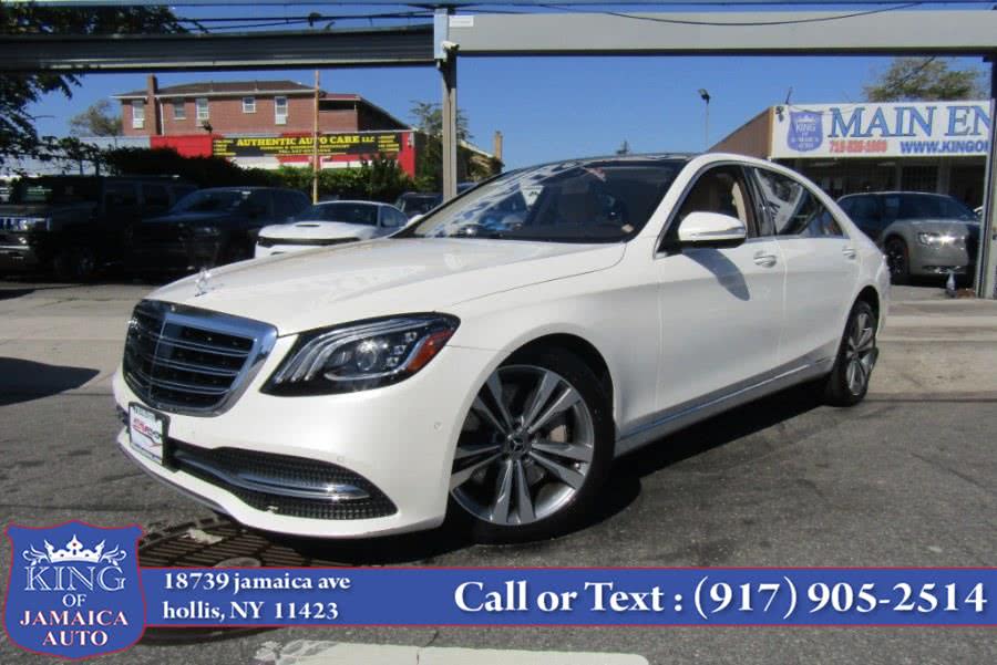 2018 Mercedes-Benz S-Class S 450 4MATIC Sedan, available for sale in Hollis, New York | King of Jamaica Auto Inc. Hollis, New York