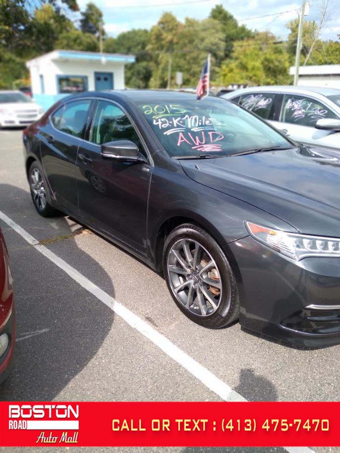 2015 Acura TLX 4dr Sdn SH-AWD V6 Tech, available for sale in Springfield, Massachusetts | Boston Road Auto. Springfield, Massachusetts 2015 Acura TLX 4dr Sdn SH-AWD V6 Tech, available for sale in Springfield, Massachusetts | Boston Road Auto. Springfield, Massachusetts