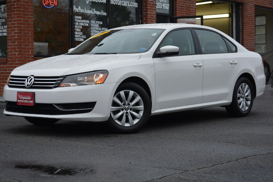 2014 Volkswagen Passat 4dr Sdn 1.8T Auto Wolfsburg Ed PZEV, available for sale in ENFIELD, Connecticut | Longmeadow Motor Cars. ENFIELD, Connecticut