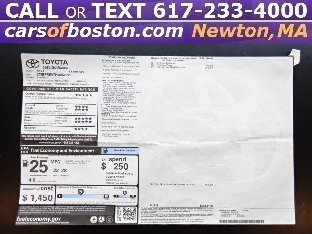 2017 Toyota RAV4 LE AWD (Natl), available for sale in Newton, Massachusetts | Cars of Boston. Newton, Massachusetts 2017 Toyota RAV4 LE AWD (Natl), available for sale in Newton, Massachusetts | Cars of Boston. Newton, Massachusetts