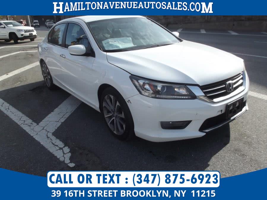 Used Honda Accord Sedan 4dr I4 CVT Sport 2014 | Hamilton Avenue Auto Sales DBA Nyautoauction.com. Brooklyn, New York Used Honda Accord Sedan 4dr I4 CVT Sport 2014 | Hamilton Avenue Auto Sales DBA Nyautoauction.com. Brooklyn, New York