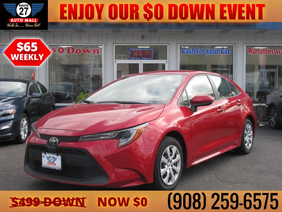 2020 Toyota Corolla LE CVT (Natl), available for sale in Linden, New Jersey | Route 27 Auto Mall. Linden, New Jersey 2020 Toyota Corolla LE CVT (Natl), available for sale in Linden, New Jersey | Route 27 Auto Mall. Linden, New Jersey
