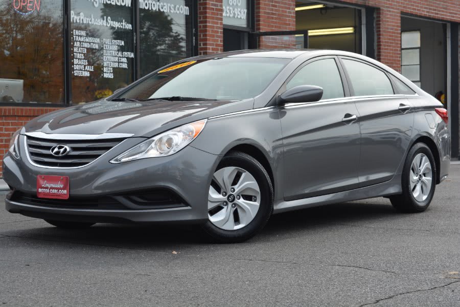 2014 Hyundai Sonata 4dr Sdn 2.4L Auto GLS, available for sale in ENFIELD, Connecticut | Longmeadow Motor Cars. ENFIELD, Connecticut