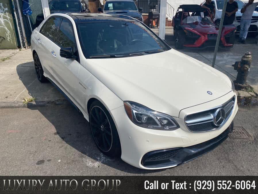 2015 Mercedes-Benz E-Class 4dr Sdn E 63 AMG S-Model 4MATIC, available for sale in Bronx, New York | Luxury Auto Group. Bronx, New York