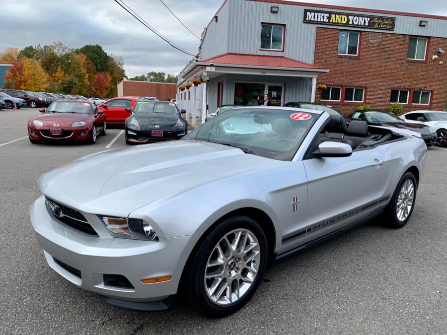 2012 Ford Mustang 2dr Conv V6 Premium, available for sale in South Windsor, Connecticut | Mike And Tony Auto Sales, Inc. South Windsor, Connecticut 2012 Ford Mustang 2dr Conv V6 Premium, available for sale in South Windsor, Connecticut | Mike And Tony Auto Sales, Inc. South Windsor, Connecticut