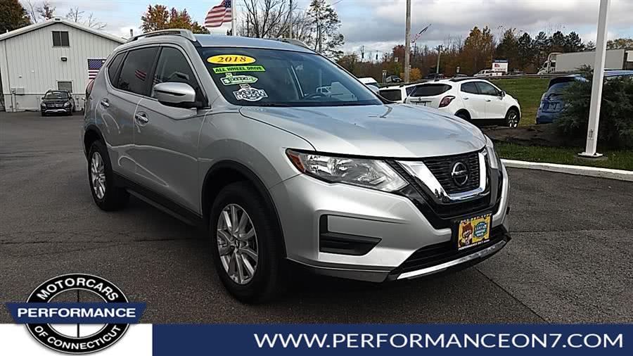 2018 Nissan Rogue AWD SV, available for sale in Wilton, Connecticut | Performance Motor Cars Of Connecticut LLC. Wilton, Connecticut