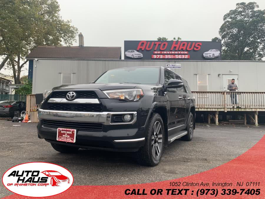 2015 Toyota 4Runner 4WD 4dr V6 Limited (Natl), available for sale in Irvington , New Jersey | Auto Haus of Irvington Corp. Irvington , New Jersey