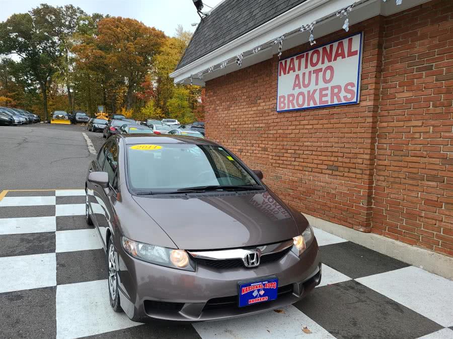 2011 Honda Civic Sdn 4dr Auto LX, available for sale in Waterbury, Connecticut | National Auto Brokers, Inc.. Waterbury, Connecticut