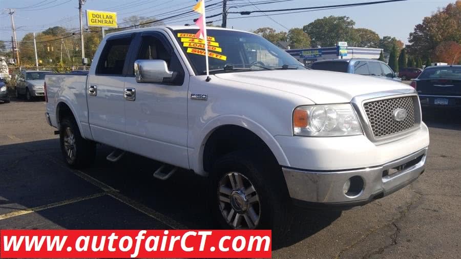2007 Ford F-150 4WD SuperCrew 139" Lariat, available for sale in West Haven, Connecticut | Auto Fair Inc.. West Haven, Connecticut