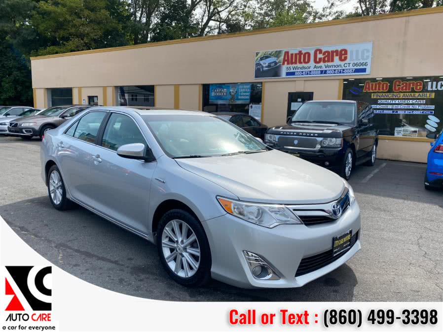2012 Toyota Camry Hybrid 4dr Sdn XLE, available for sale in Vernon , Connecticut | Auto Care Motors. Vernon , Connecticut