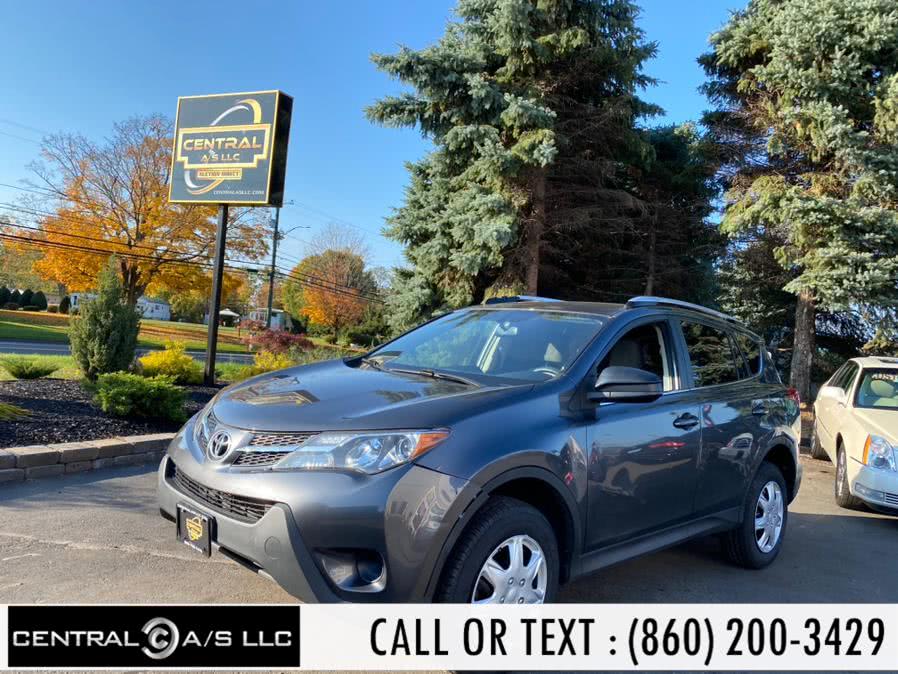 2015 Toyota RAV4 AWD 4dr LE (Natl), available for sale in East Windsor, Connecticut | Central A/S LLC. East Windsor, Connecticut