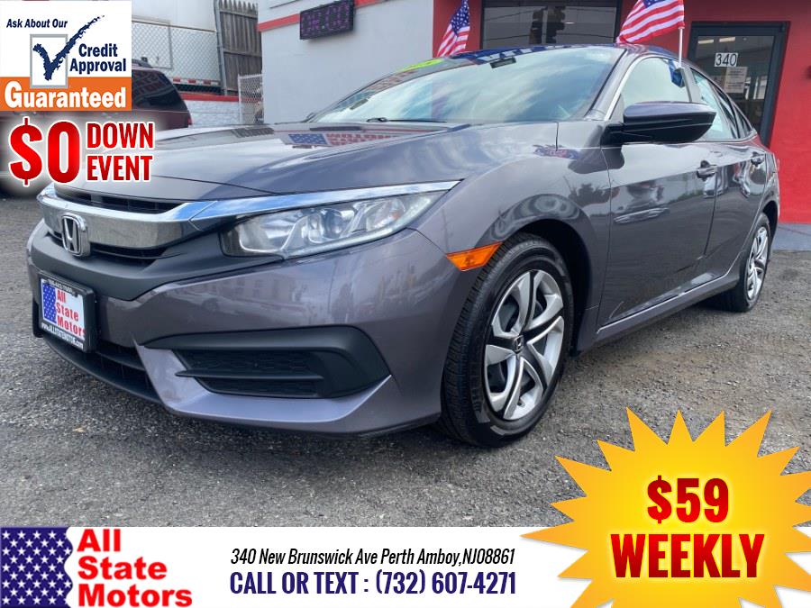2018 Honda Civic Sedan LX CVT, available for sale in Perth Amboy, New Jersey | All State Motor Inc. Perth Amboy, New Jersey 2018 Honda Civic Sedan LX CVT, available for sale in Perth Amboy, New Jersey | All State Motor Inc. Perth Amboy, New Jersey