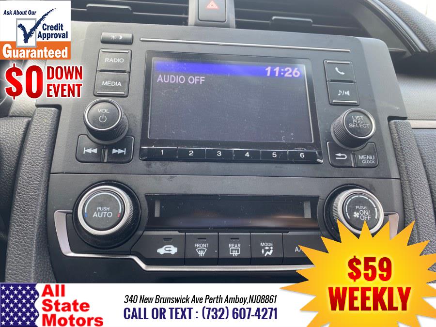2018 Honda Civic Sedan LX CVT, available for sale in Perth Amboy, New Jersey | All State Motor Inc. Perth Amboy, New Jersey 2018 Honda Civic Sedan LX CVT, available for sale in Perth Amboy, New Jersey | All State Motor Inc. Perth Amboy, New Jersey