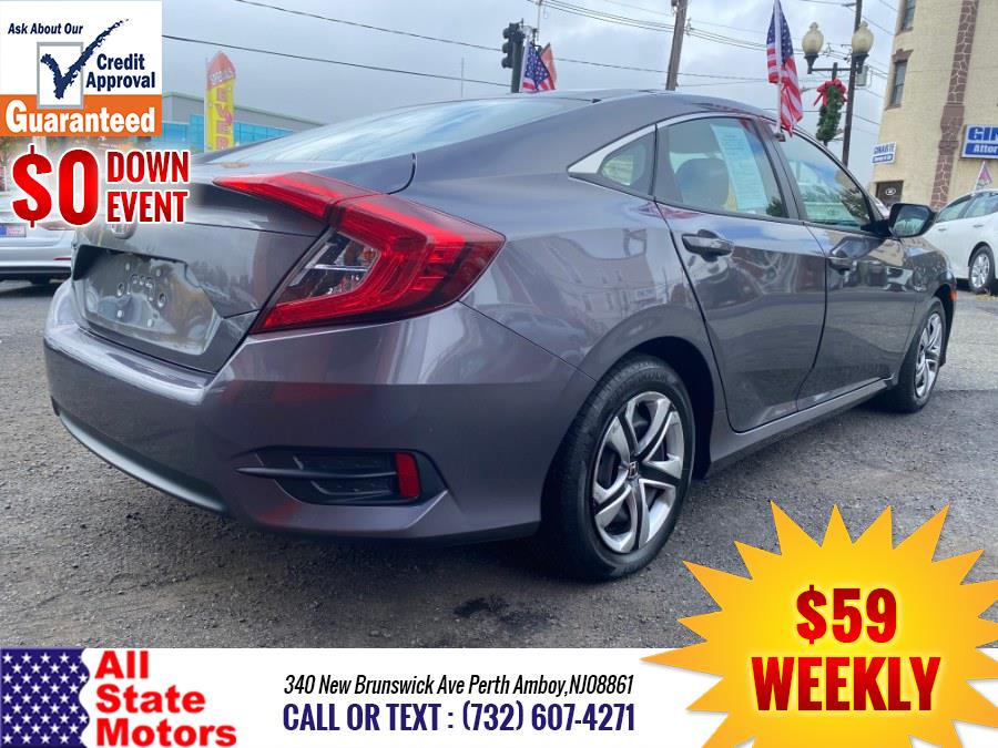2018 Honda Civic Sedan LX CVT, available for sale in Perth Amboy, New Jersey | All State Motor Inc. Perth Amboy, New Jersey 2018 Honda Civic Sedan LX CVT, available for sale in Perth Amboy, New Jersey | All State Motor Inc. Perth Amboy, New Jersey