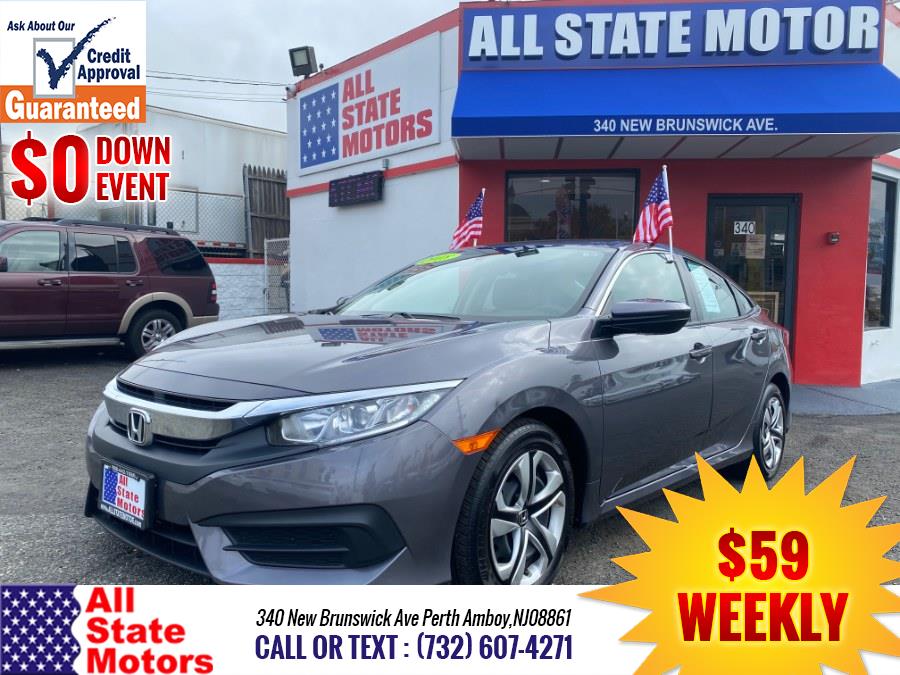 2018 Honda Civic Sedan LX CVT, available for sale in Perth Amboy, New Jersey | All State Motor Inc. Perth Amboy, New Jersey 2018 Honda Civic Sedan LX CVT, available for sale in Perth Amboy, New Jersey | All State Motor Inc. Perth Amboy, New Jersey