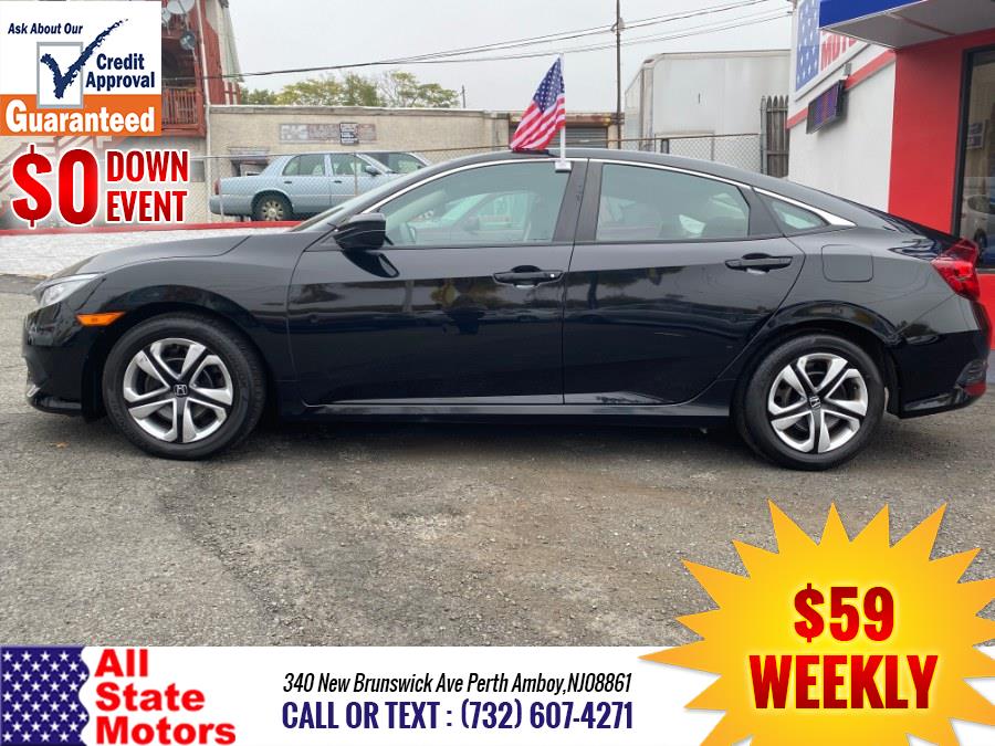 2016 Honda Civic Sedan 4dr CVT LX, available for sale in Perth Amboy, New Jersey | All State Motor Inc. Perth Amboy, New Jersey 2016 Honda Civic Sedan 4dr CVT LX, available for sale in Perth Amboy, New Jersey | All State Motor Inc. Perth Amboy, New Jersey