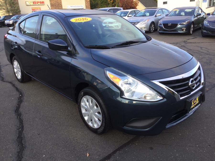 2016 Nissan Versa 4dr Sdn Auto 1.6 S, available for sale in Plantsville, Connecticut | L&S Automotive LLC. Plantsville, Connecticut 2016 Nissan Versa 4dr Sdn Auto 1.6 S, available for sale in Plantsville, Connecticut | L&S Automotive LLC. Plantsville, Connecticut