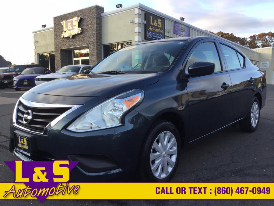 2016 Nissan Versa 4dr Sdn Auto 1.6 S, available for sale in Plantsville, Connecticut | L&S Automotive LLC. Plantsville, Connecticut 2016 Nissan Versa 4dr Sdn Auto 1.6 S, available for sale in Plantsville, Connecticut | L&S Automotive LLC. Plantsville, Connecticut
